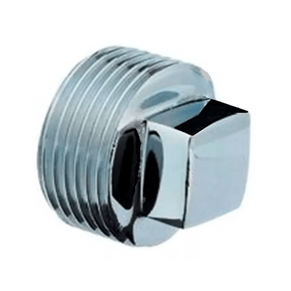 PLUG METAL ROSCA MACHO CROMADO 3/4