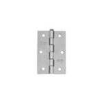 DOBRADIÇA COMUM FERRO POLIDO 3 1/2 c/24 UN (PARAFUSO 3,5X25)