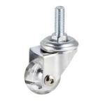 RODIZIO P/MOVEIS SILICONE C/ROSCA SEM TRAVA 50 MM
